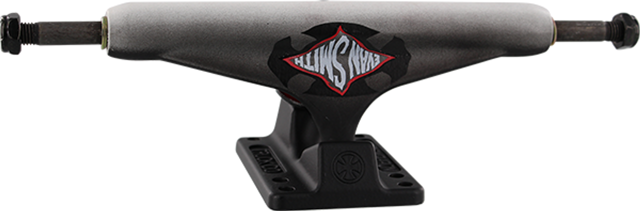 INDEPENDENT SMITH STD 159mm WARPED CROSS BLACK FADE TRUCKS SET