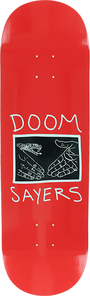 Doom Sayers Snake Shake Skateboard Deck-9.0 Red | Boardparadise.com
