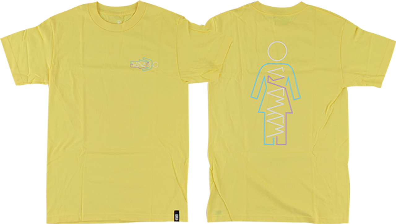 GIRL WAYWARD OG SS TSHIRT XLARGE YELLOW