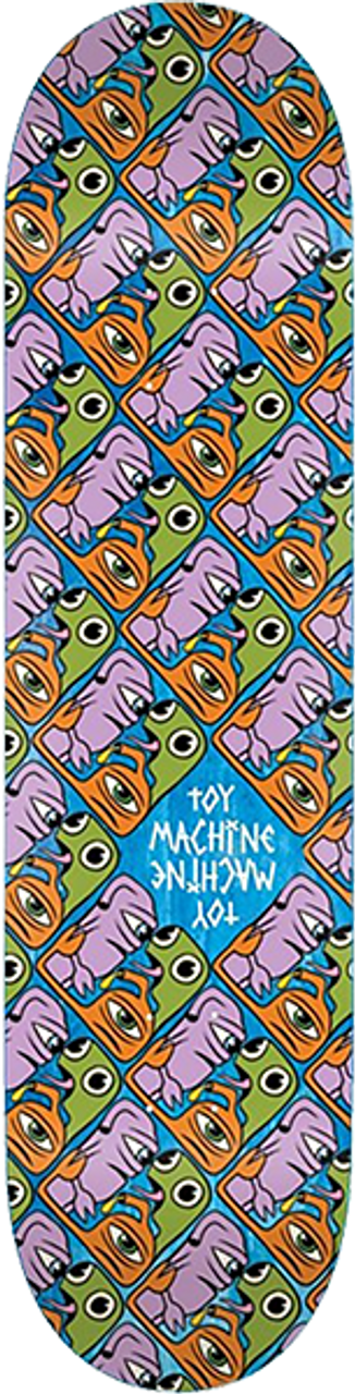 TOY MACHINE SQUARED SKATE DECK-8.0