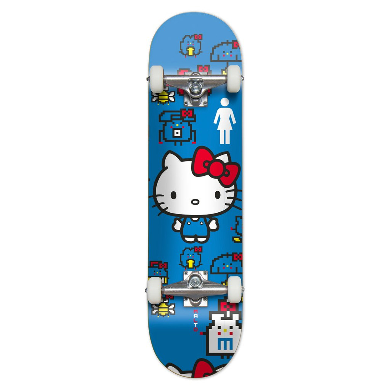 Girl Hello Kitty Malto Skateboard Complete Blue 7.75