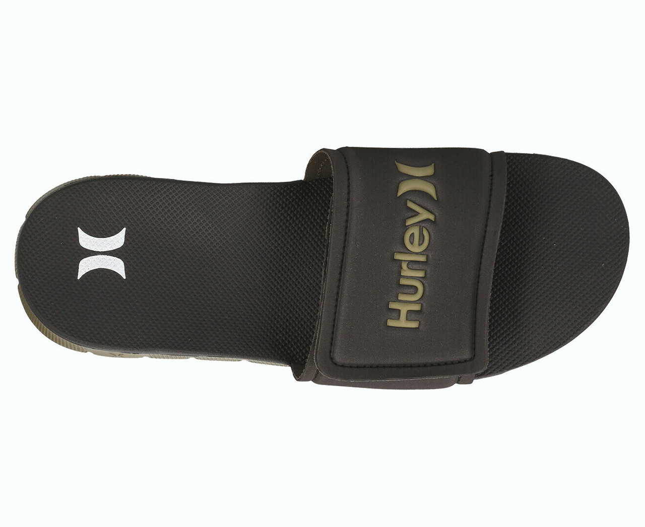 Hurley Fusion 2.0 Slides Black Gold Boardparadise