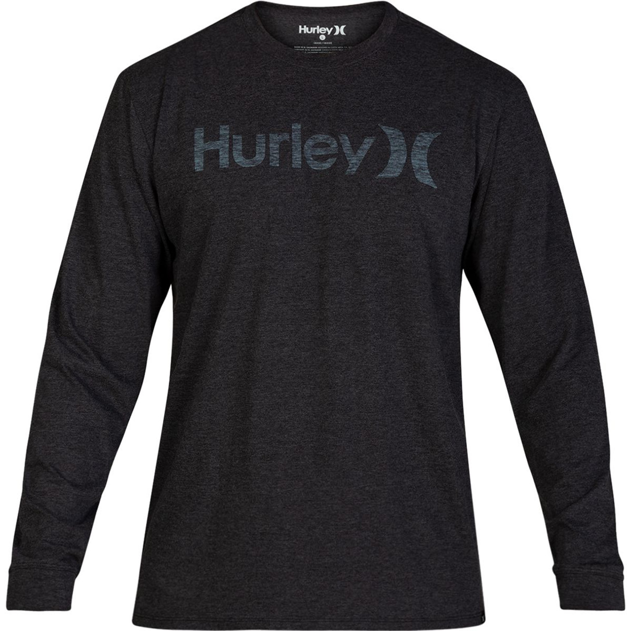 Hurley Premium One & Only Longsleeve Tshirt Heather Grey