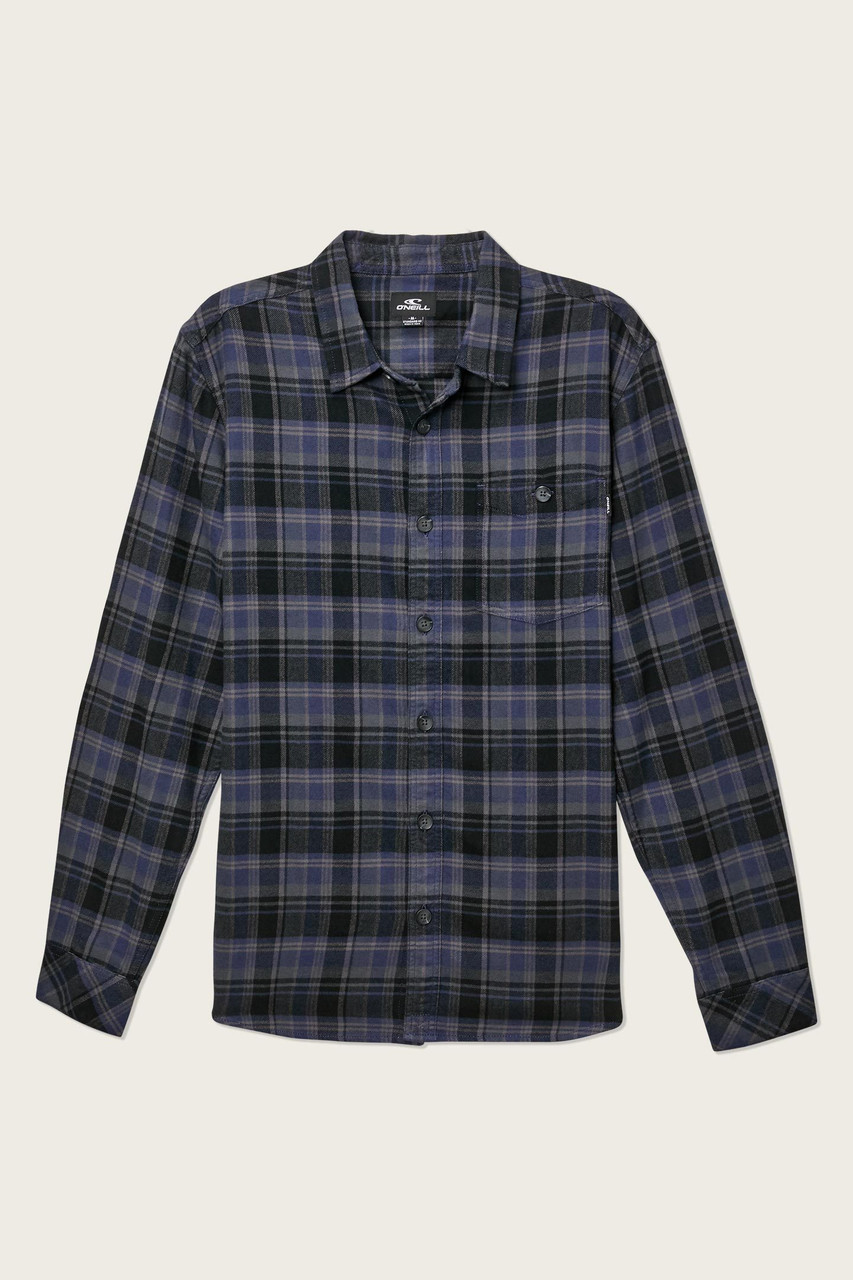 Oneill Redmond Flannel Mens Charcoal