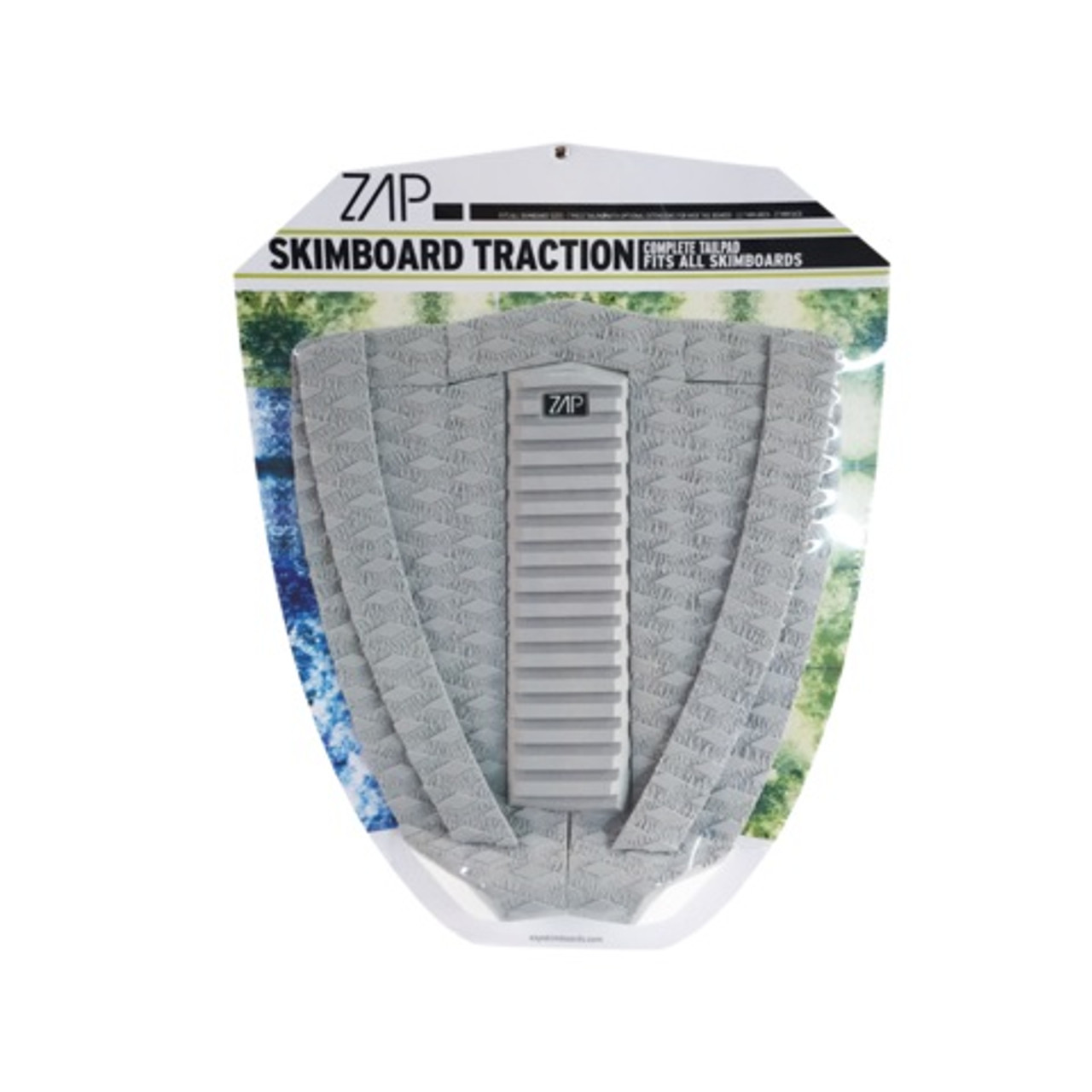 Zap Deluxe Skimboard Tail Pad Grey Onesize