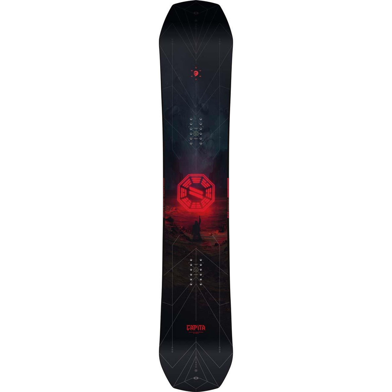 Capita Black Snowboard of Death 2020 Black 156