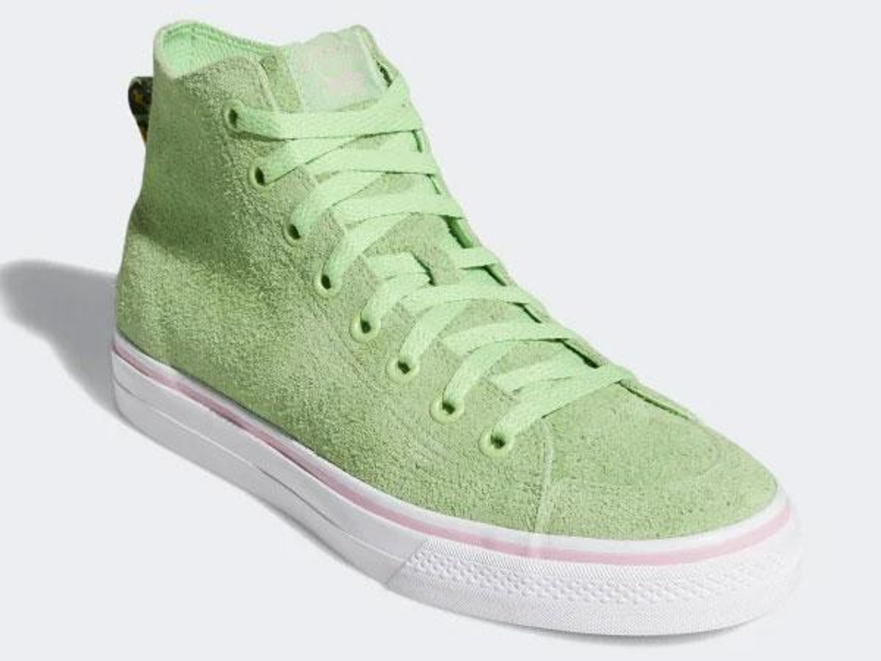 Adidas Nakel Nizza Rfs Hi Shoes Spring Green | Boardparadise.com