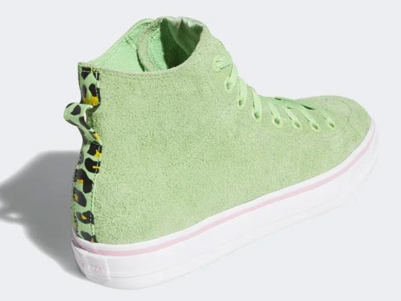 Adidas Nakel Nizza Rfs Hi Shoes Spring Green | Boardparadise.com