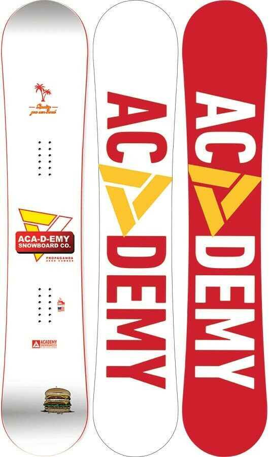Academy Propaganda Snowboard 2020 White 149 | Boardparadise.com
