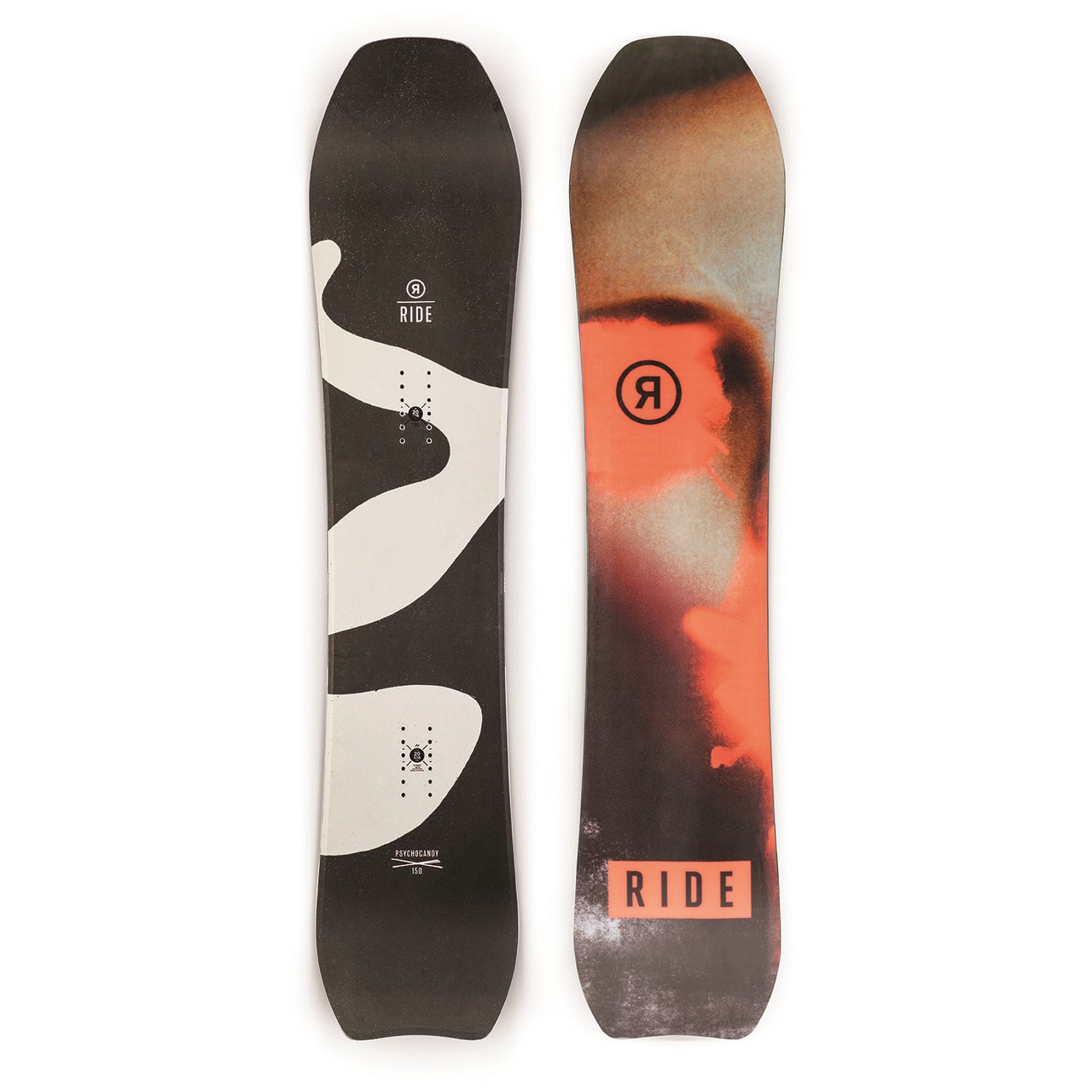 Ride Psychocandy Snowboard Black White 142