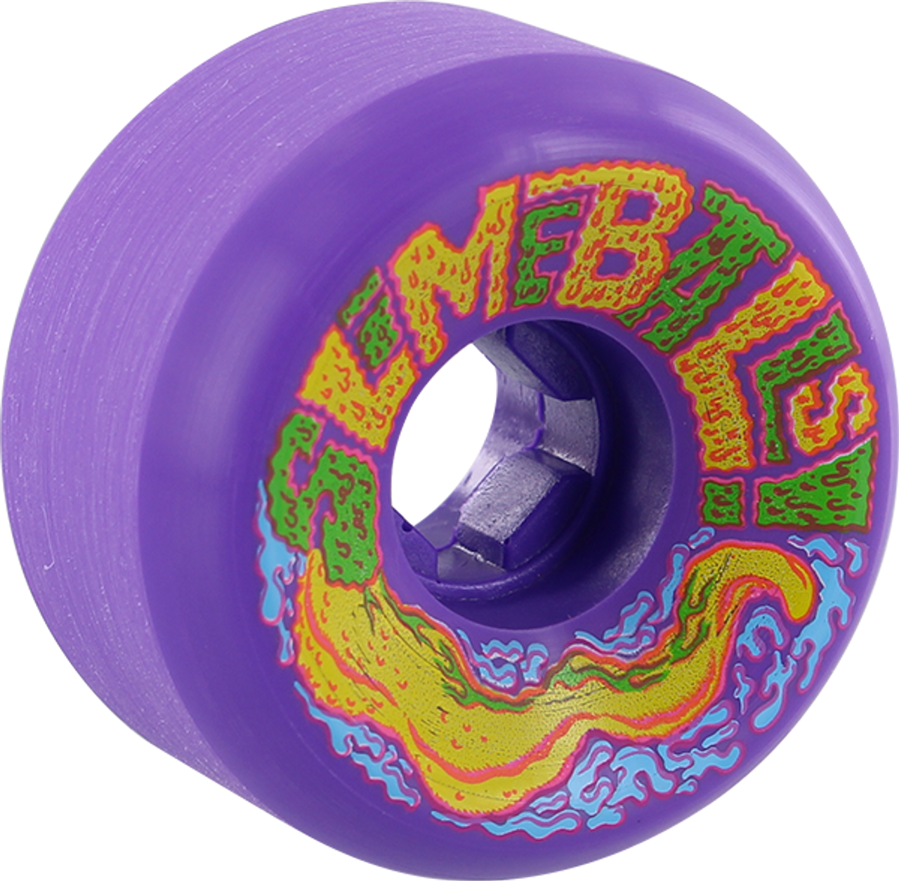 SANTA CRUZ SLIMEBALLS VOMITS MINI 58mm 97a SLARVE PURPLE Wheels Set