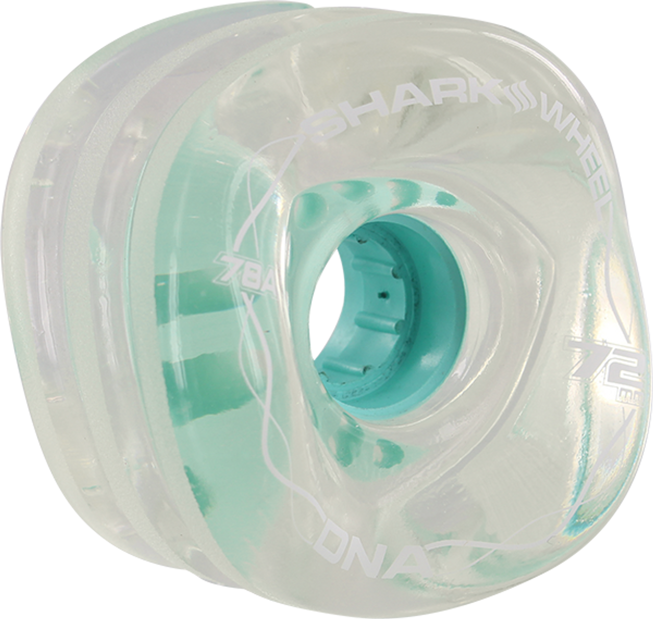 SHARK DNA 72mm 78a CLEAR/MINT Wheels Set