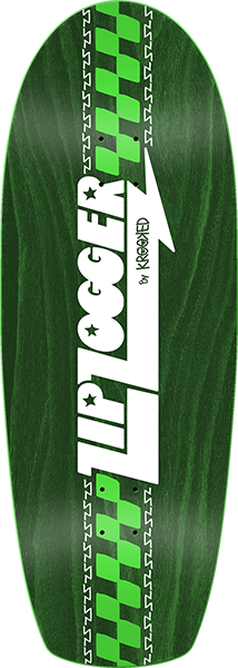 Krooked Zip Zogger Rgb Skate Deck-10.75X30 Green W/Mob Grip 