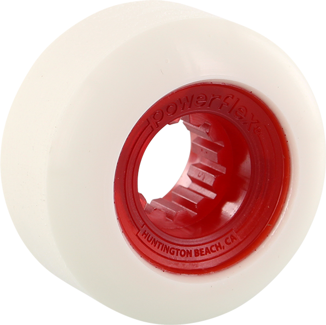 POWERFLEX ROCK CANDY 54mm 84b WHT/CLR.RED Wheels Set