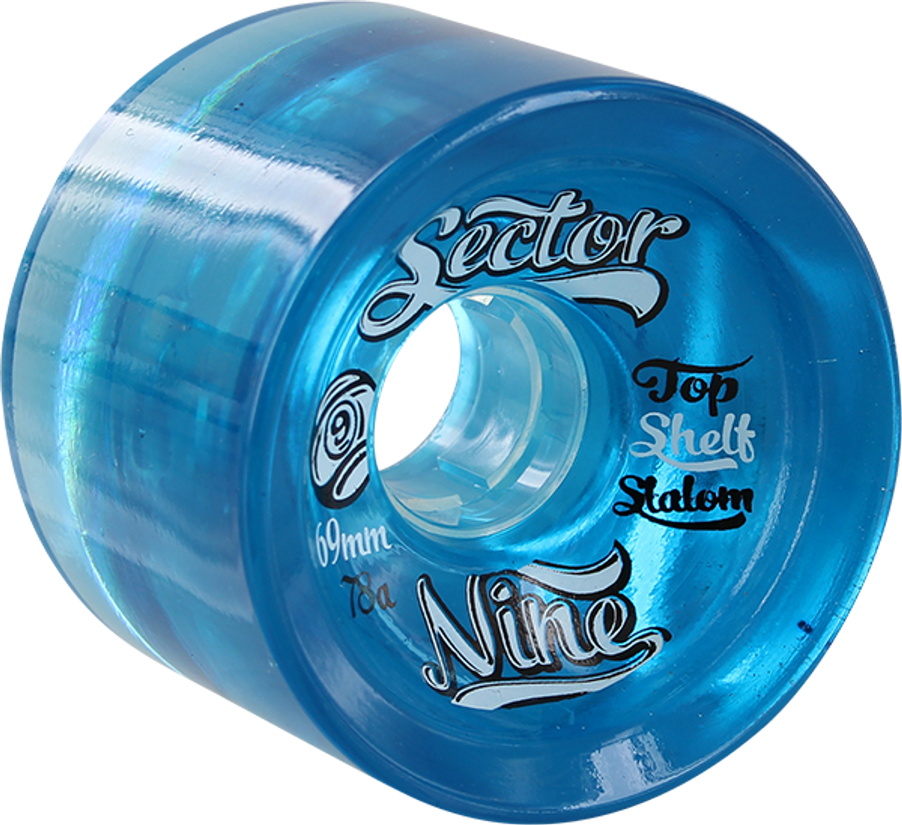 SECTOR 9 TOP SHELF NINEBALL SLALOM 69mm 78a BLU/WHT Wheels Set