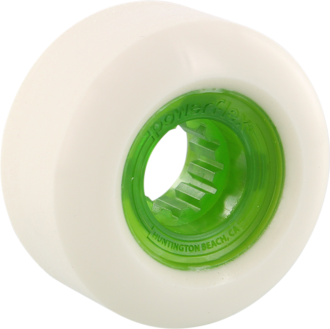 POWERFLEX ROCK CANDY 58mm 84b WHT/CL.GREEN Wheels Set