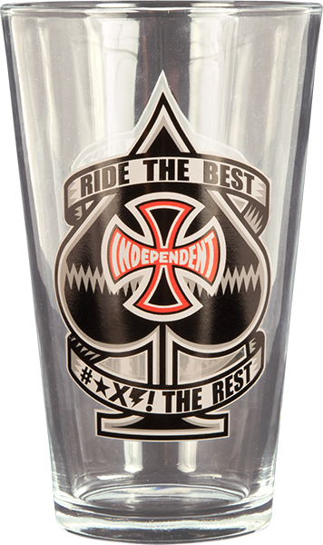 INDEPENDENT ANTE PINT GLASS