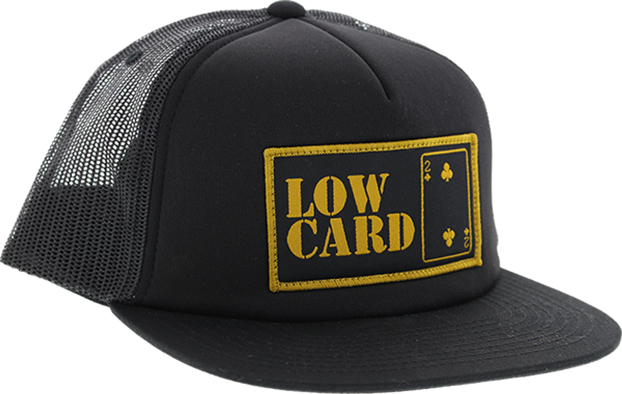 LOWCARD CLASSIC FOAM/MESH LOWPROFILE HAT-BLACK