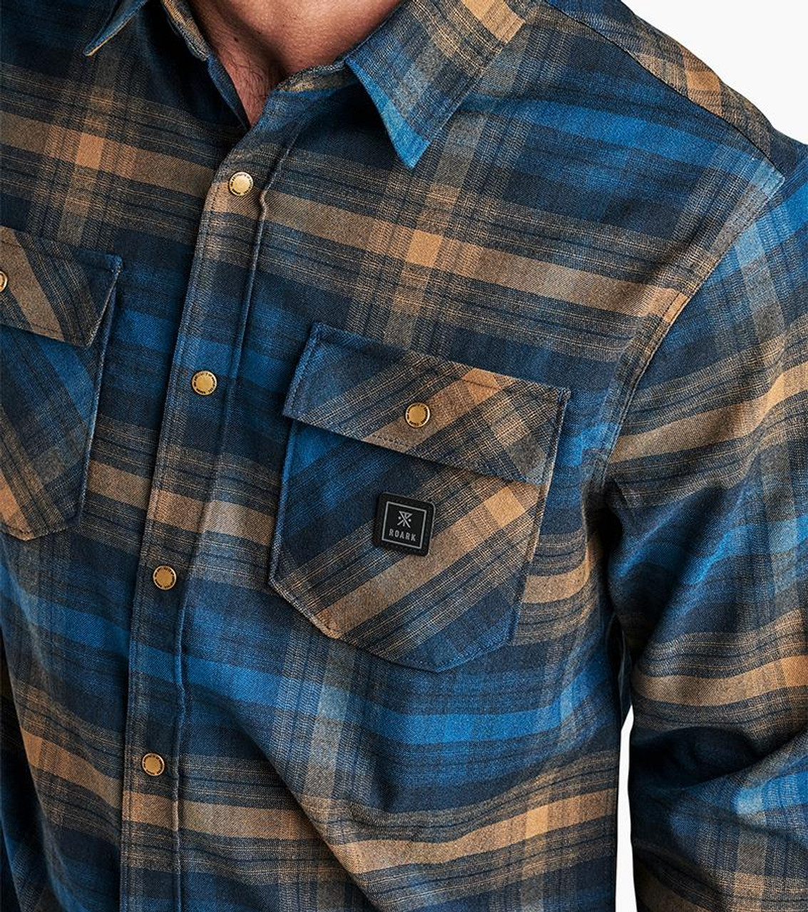 Roark Alpinist Flannel Jacket Blue