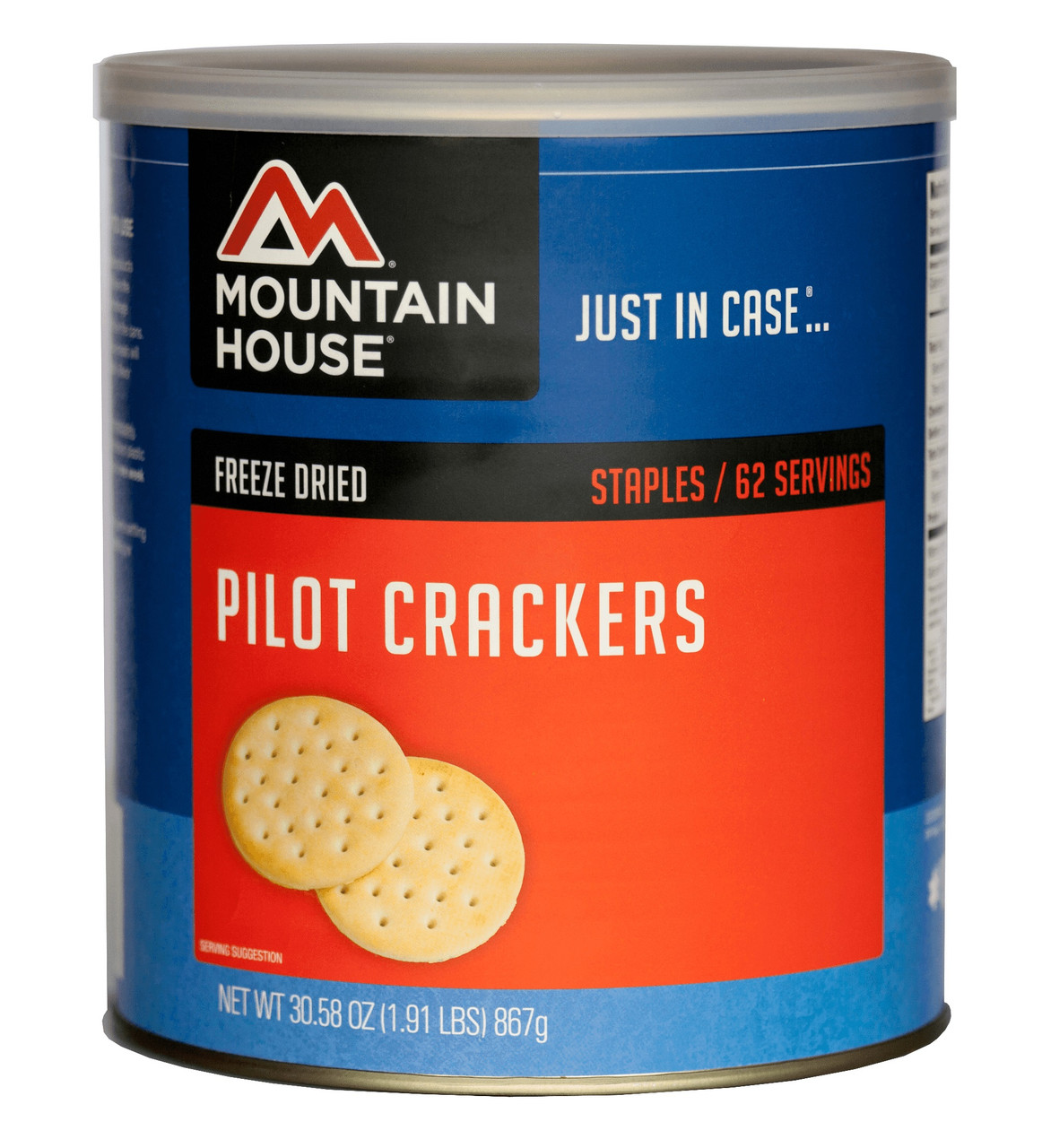 Mountain House Pilot Bread Crackers Can Brown Onesize