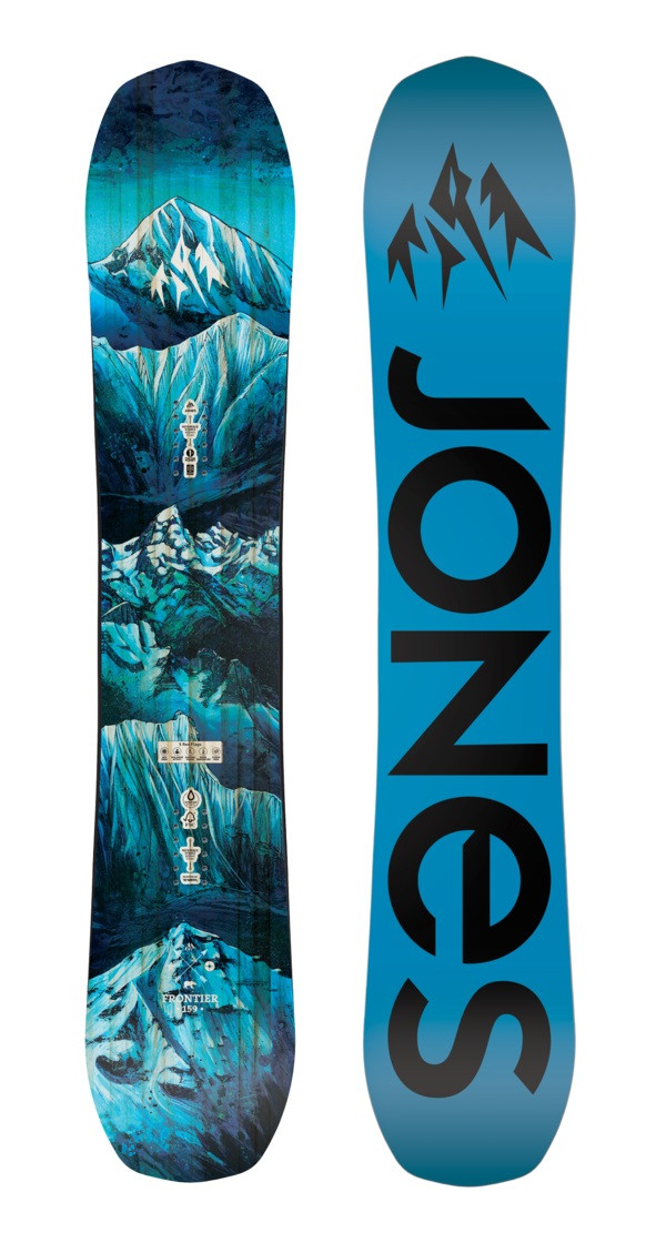 Jones Frontier Snowboard 2020 Blue 164W | Boardparadise.com