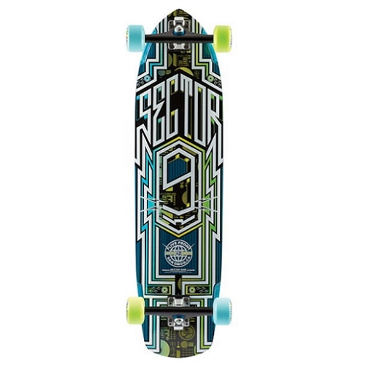 Sector 9 Carbon Flight Longboard Complete Blue 36x9.25