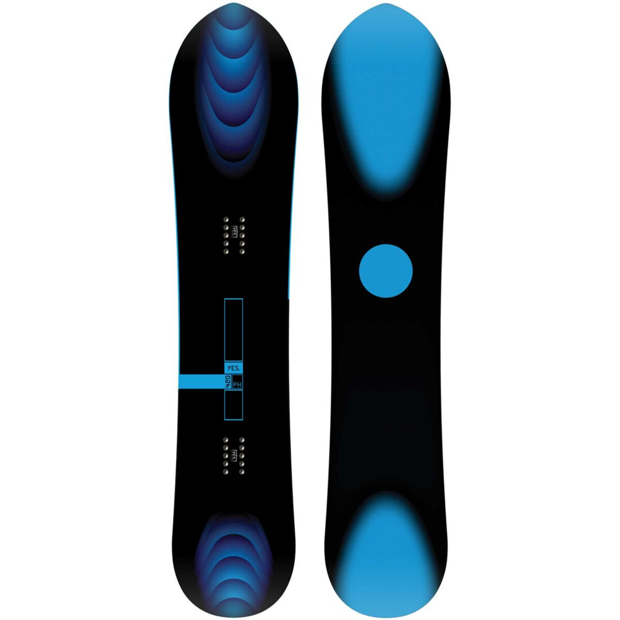 Yes 420 Powder Hull Snowboard Blue Grey 154 | Boardparadise.com