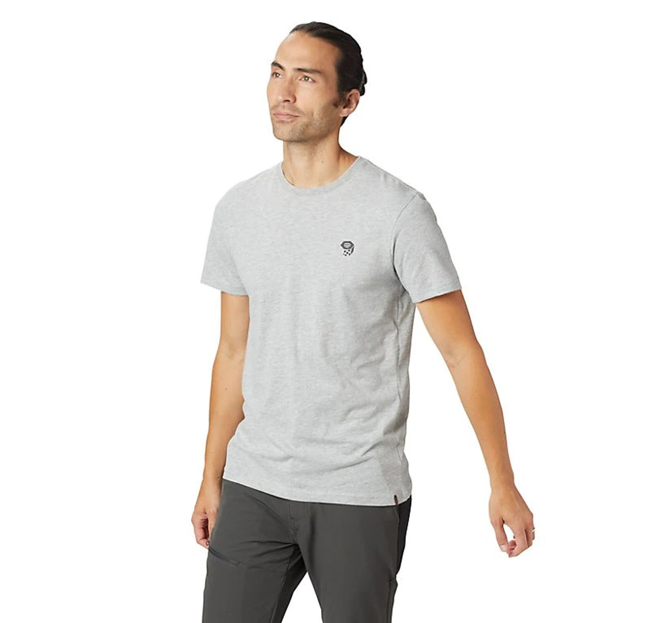 Mountain Hardwear Logo SS Tshirt Mens Heather Grey