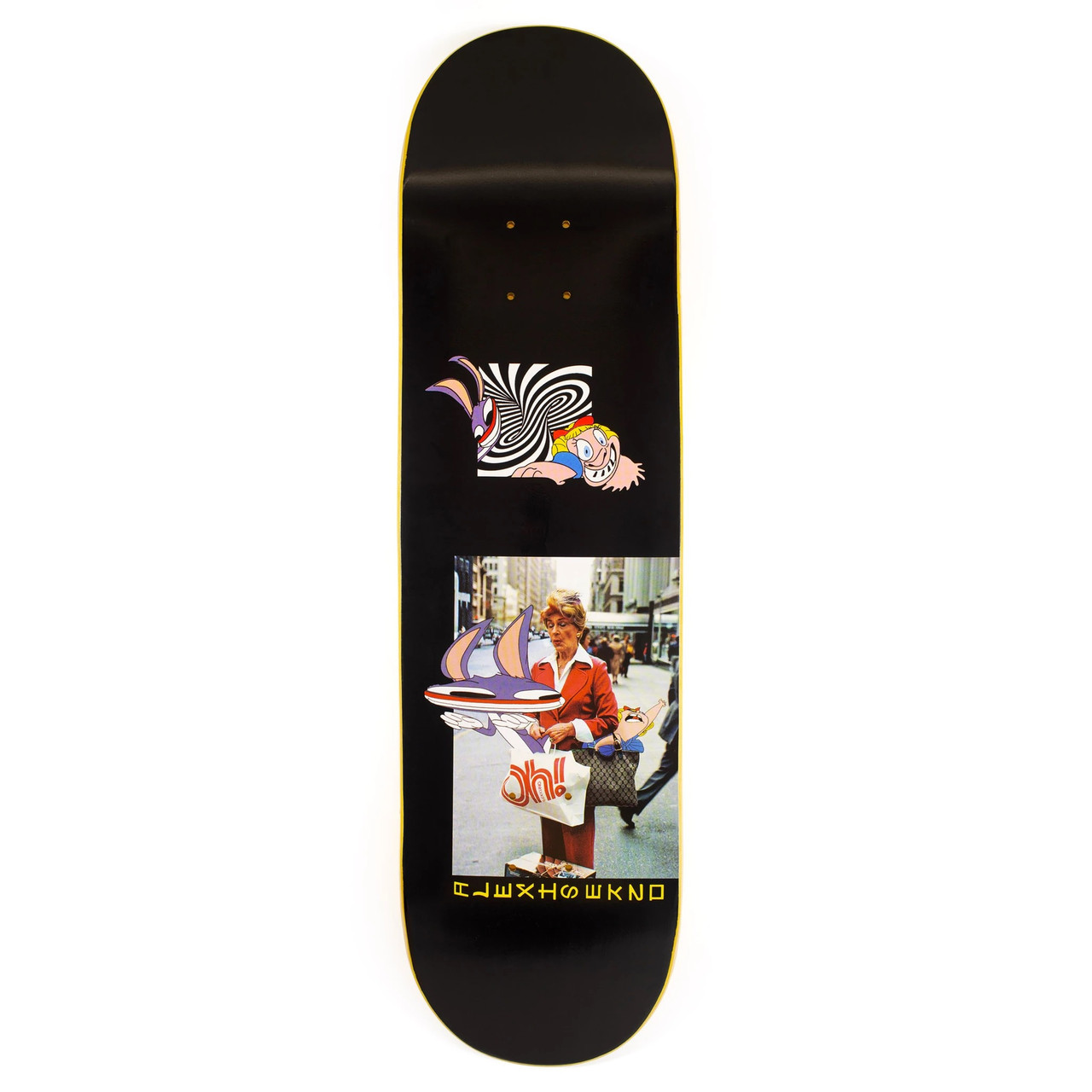 Wknd Earth To Alexis Sablone Skateboard Deck Black 8.3 W/Mob