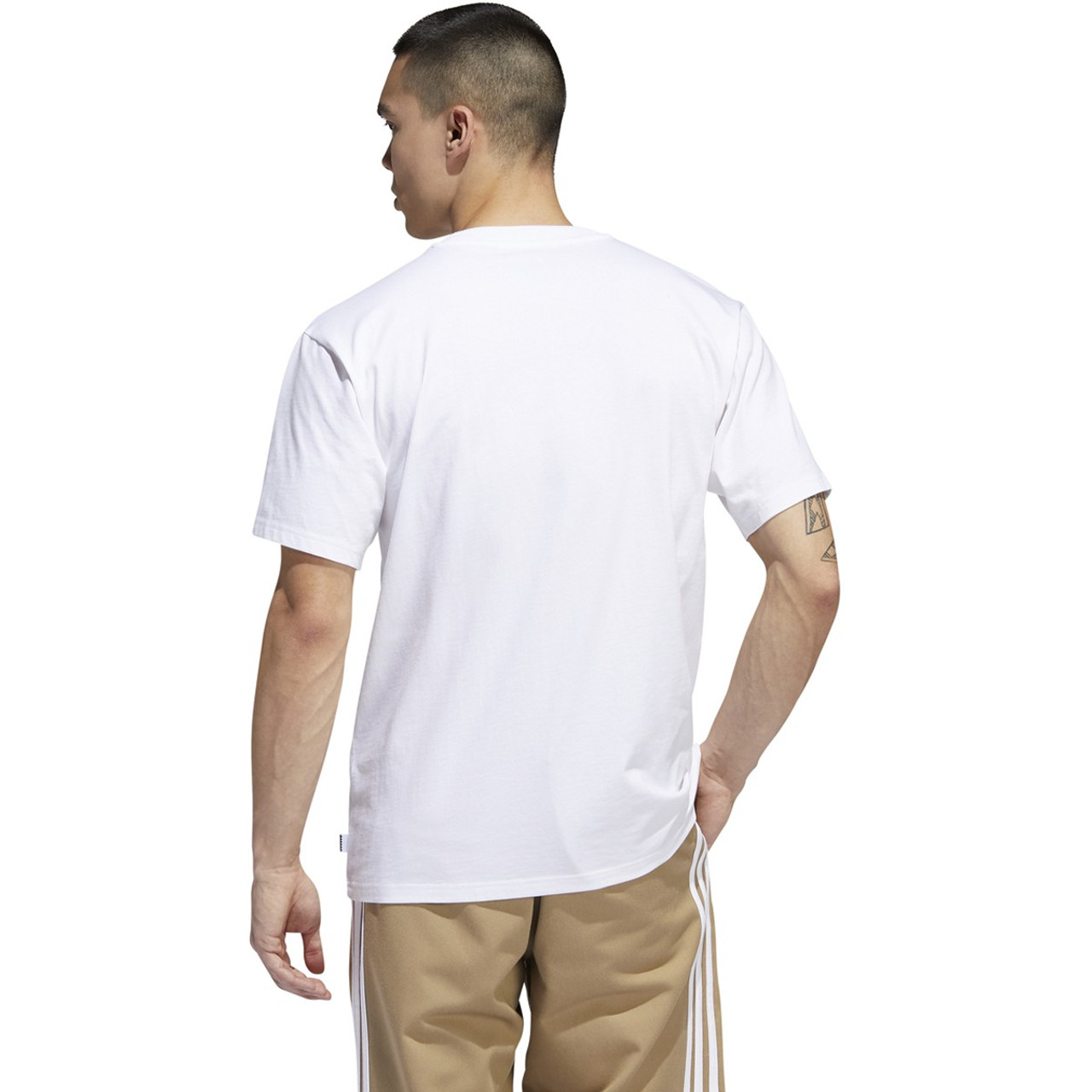 White Fill Tee Shmoo Green Adidas