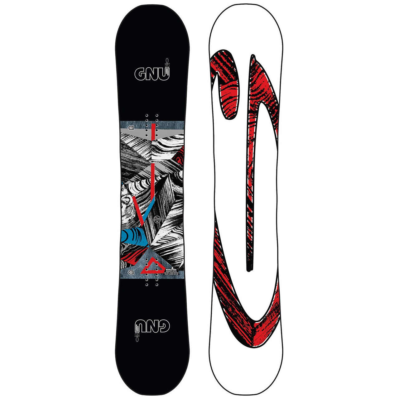 Gnu Carbon Credit 2020 Snowboard Black 156W | Boardparadise.com