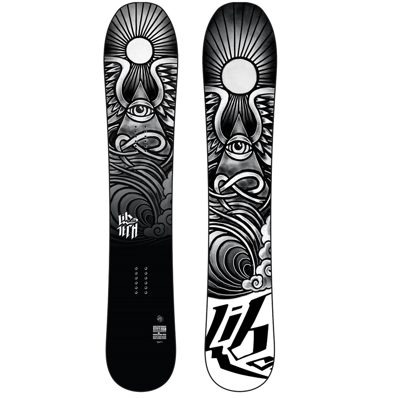 Lib Tech Jamie Lynn Tittyfish C3 Snowboard Blue Black 156