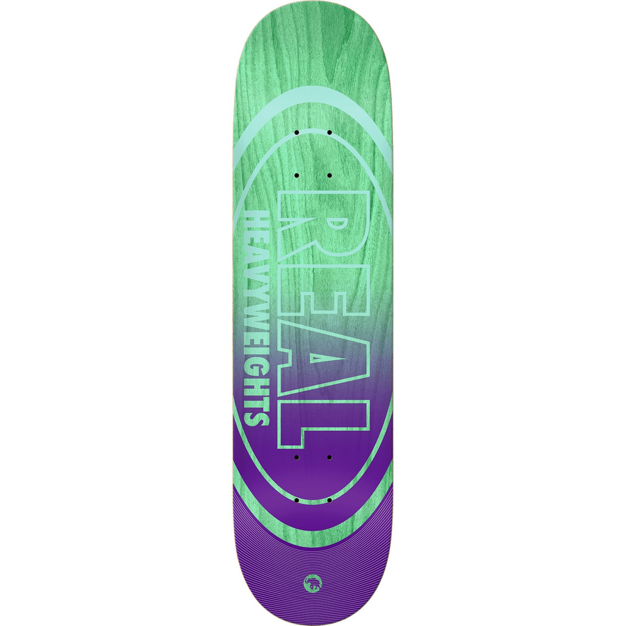 Real HeavyWeight Skate Deck Green 8.38