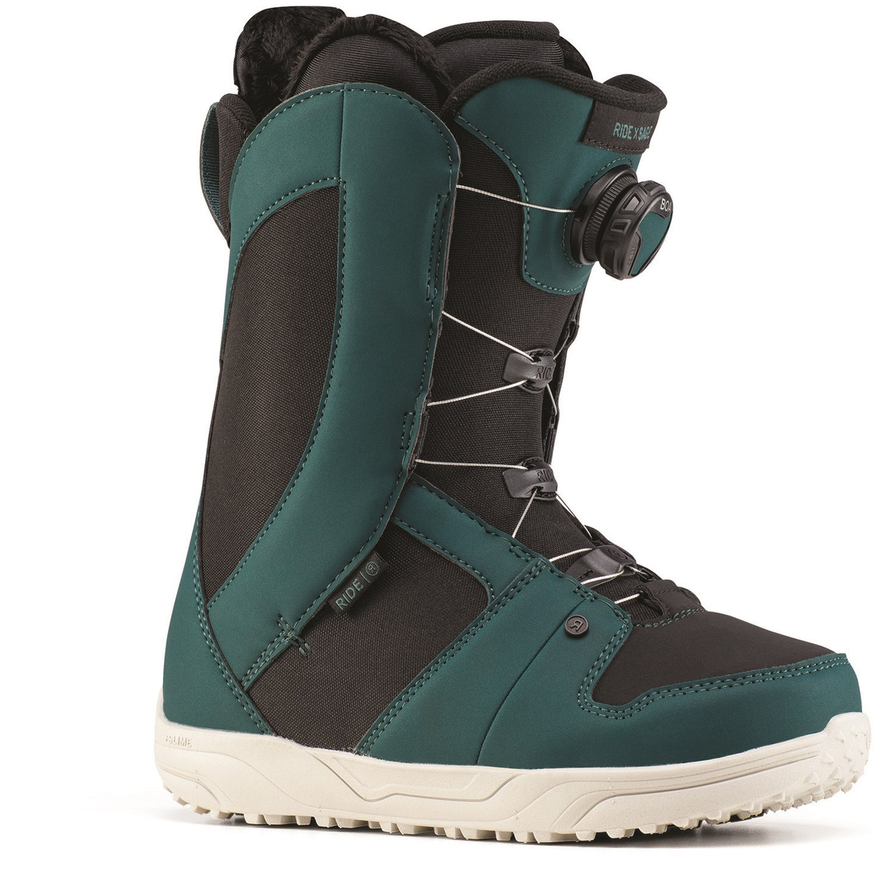 Ride Sage Snowboard Boots Womens Green Black | Boardparadise.com