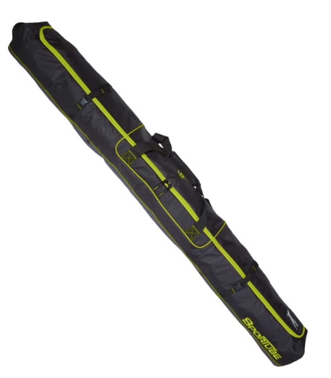 Sportube Traveler Ski Bag Black Green 190Cm | Boardparadise.com