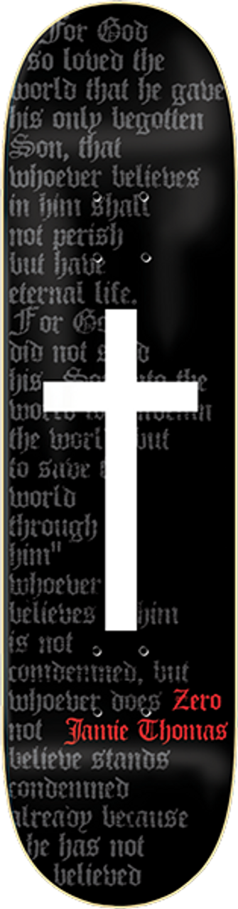 ZERO THOMAS OG CROSS SKATEBOARD DECK-8.0
