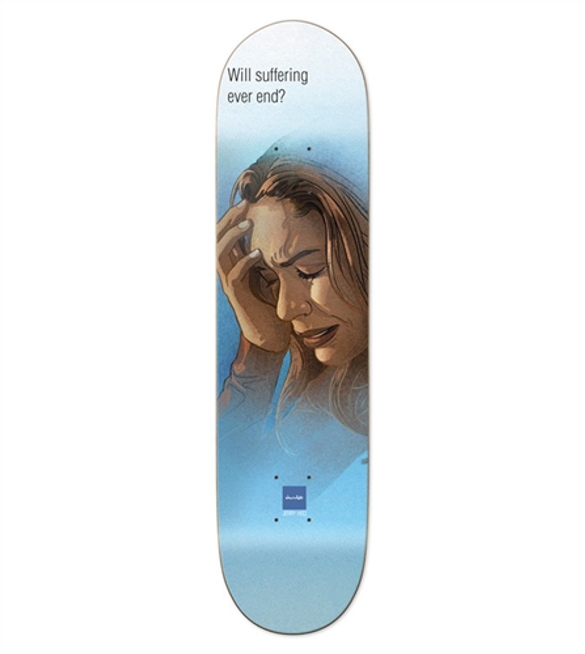 Chocolate Suffering Skateboard Deck Blue 8
