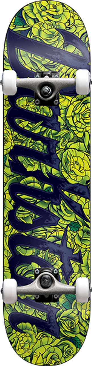 DARKSTAR ROSES SKATEBOARD COMPLETE-7.75 LIME