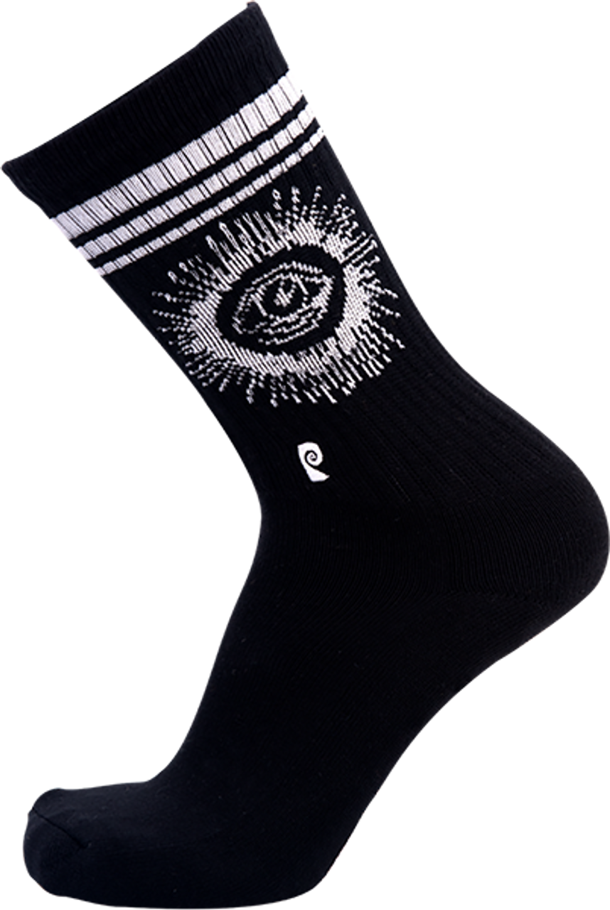 PSOCKADELIC BB GLEAMING EYE CREW SOCKS 1pr