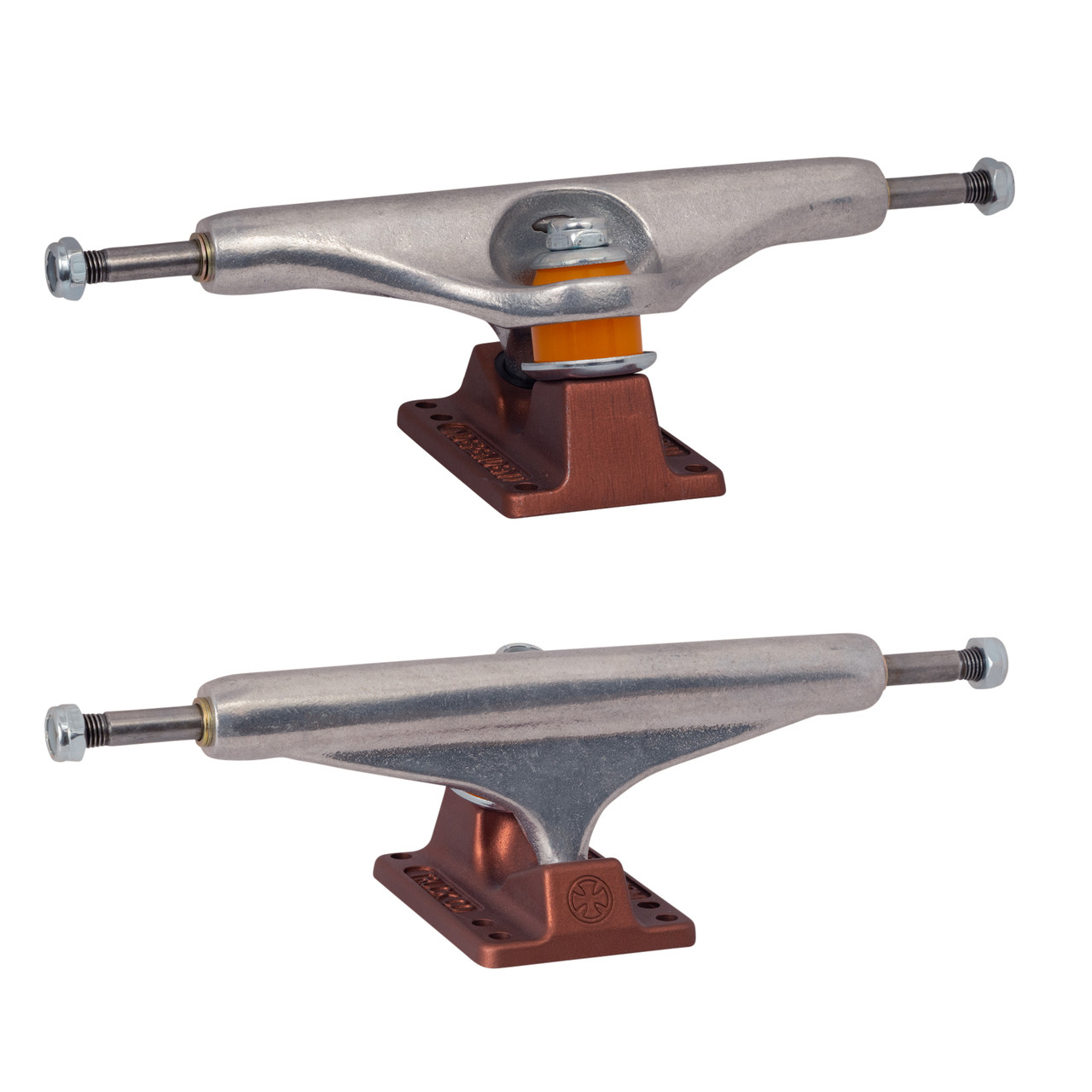 Independent Ano Stg11 Hollow Trucks Dark Red Silver 144Mm