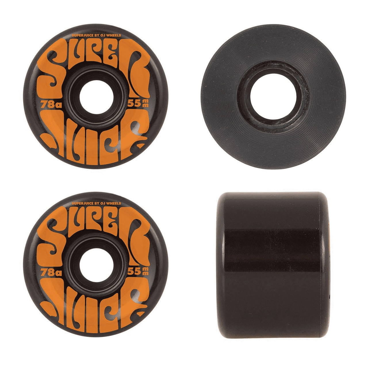 新品 OJ MINI SUPER JUICE 55mm 78A BLACK OJ Mini Super Juice 55mm 78a Black Skateboard Wheels | Zumiez
