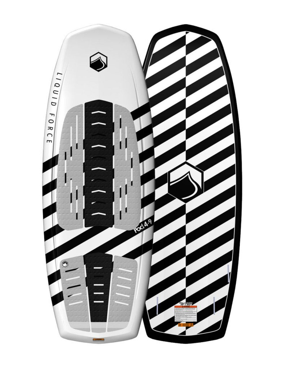 Liquid Force POD Wake Surf White 4.9