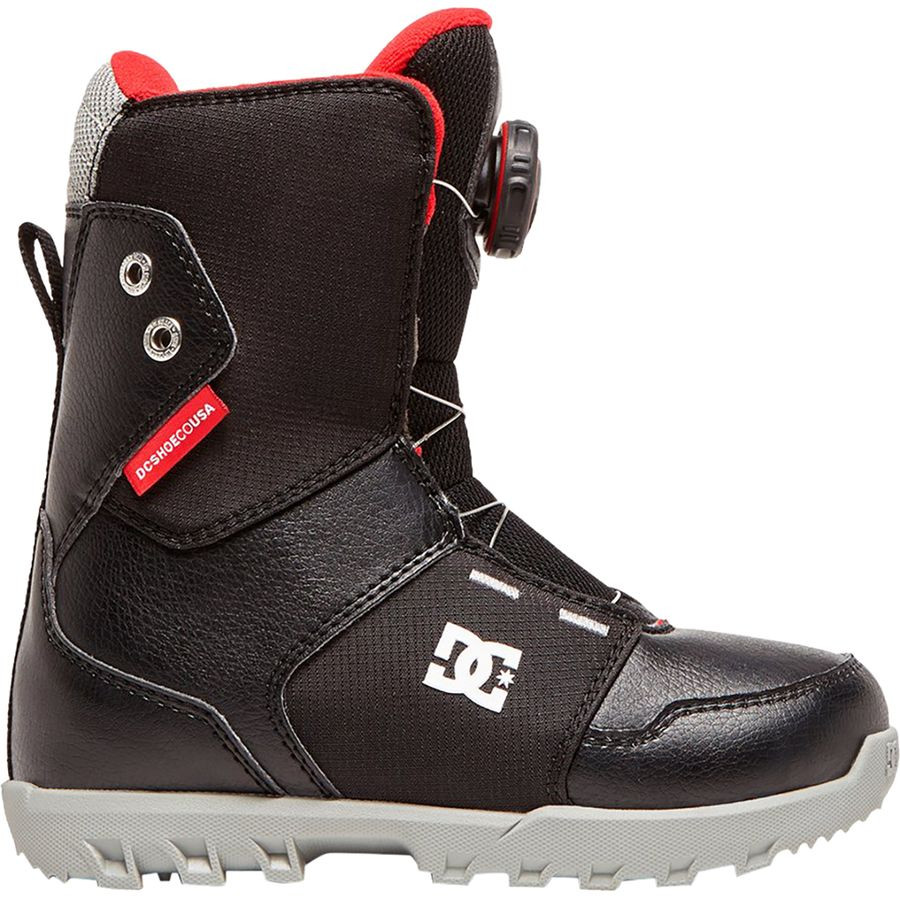 DC Scout Youth Boa Snowboard Boots 2020 Black Grey 3y