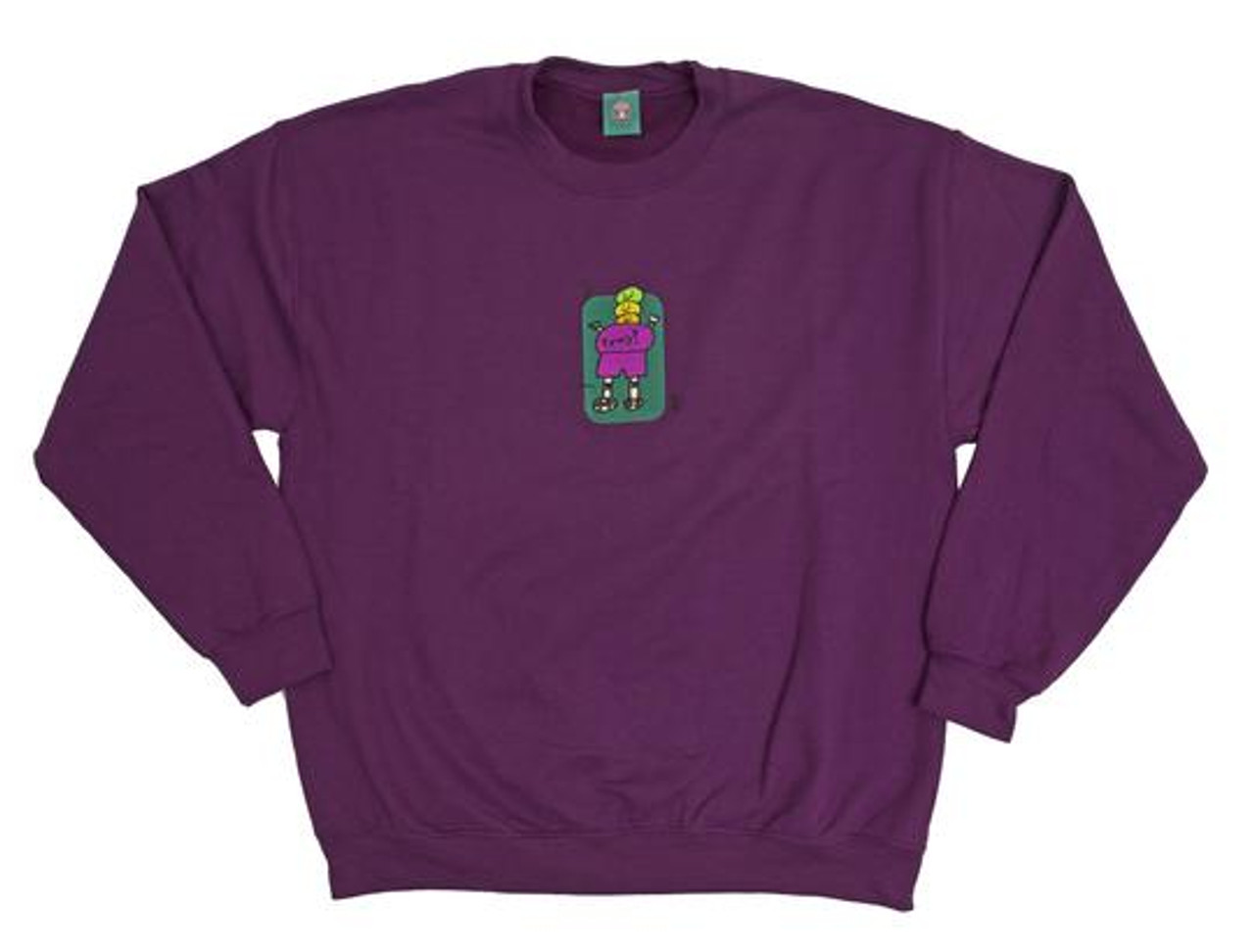 FROG Napkin Friend ALBA Artword Crewneck Sweatshirt Plum