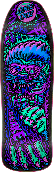 SANTA CRUZ JOHNSON BEACH WOLF PREISSUE DECK-9.35x31.7