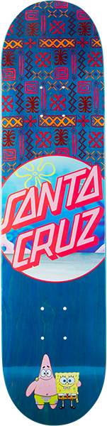 SANTA CRUZ SPONGEBOB BEST BUDS DECK-7.75