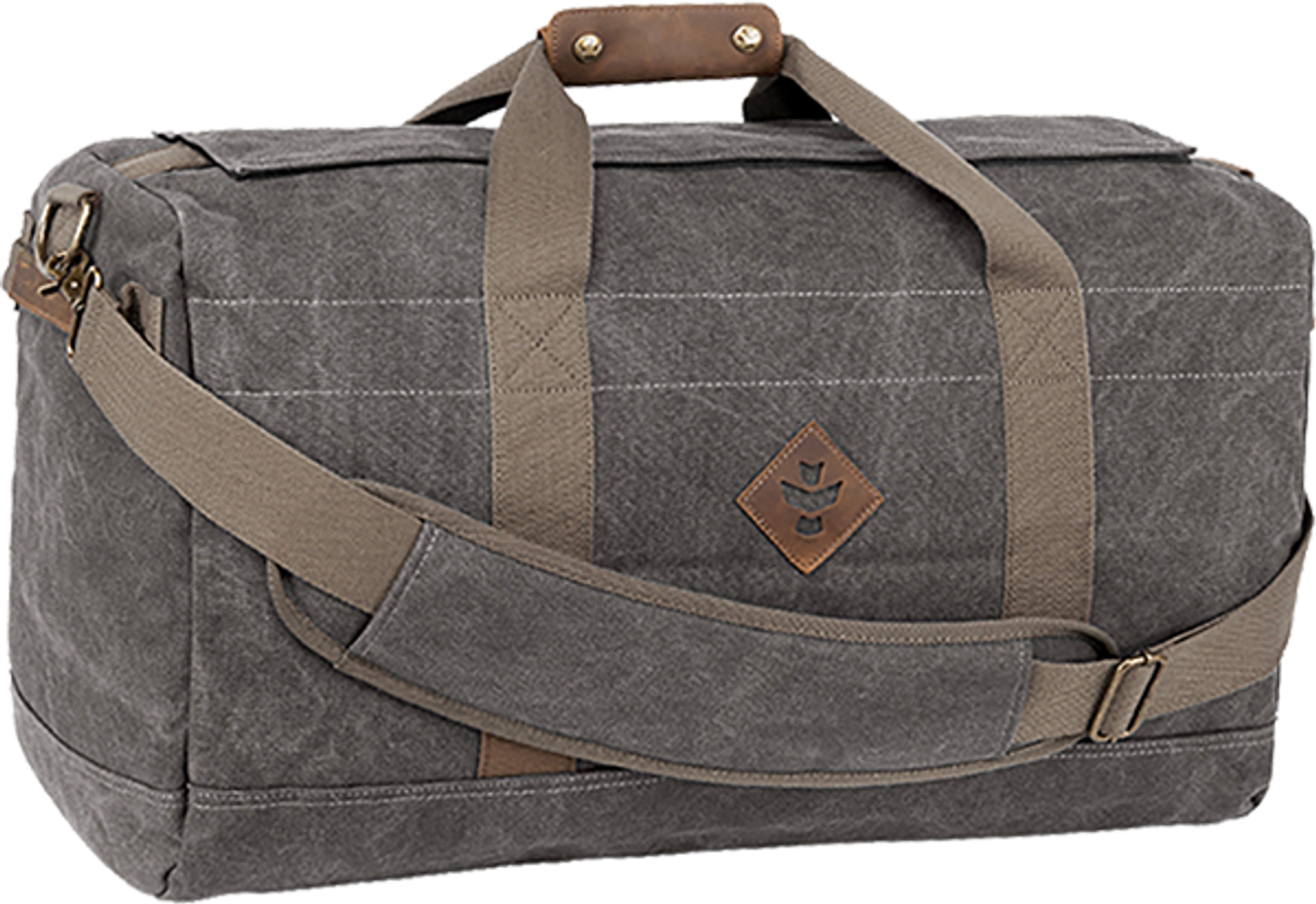 REVELRY AROUND-TOWNER DUFFLE 72L SMOKE CANVAS ASH