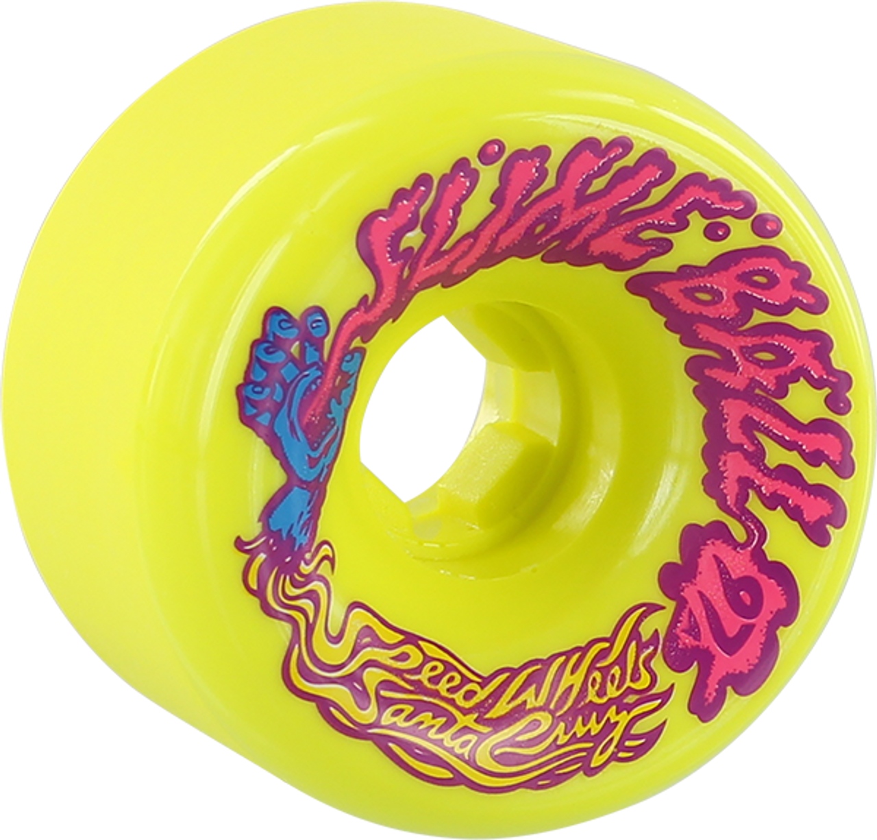 SANTA CRUZ SLIMEBALLS VOMITS 60mm 97a SAFETY YELLOW Wheels Set