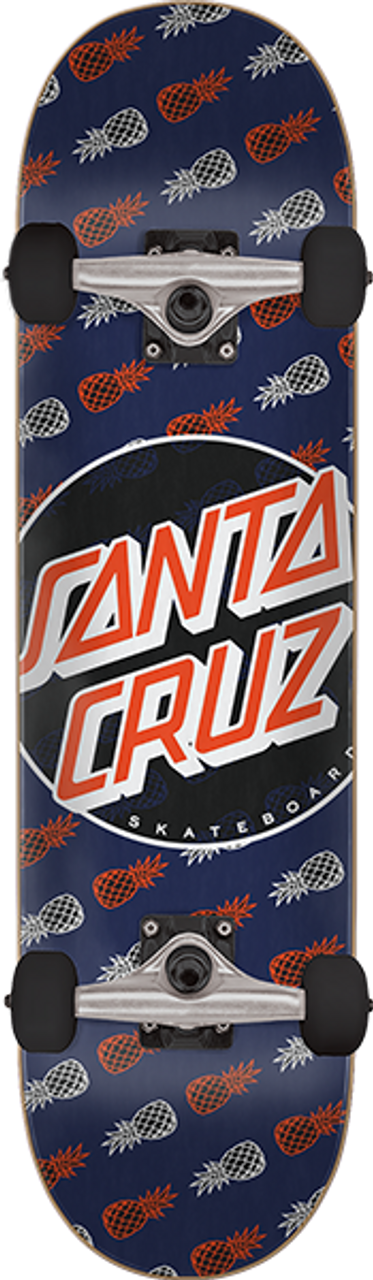 SANTA CRUZ TROPIC DOT SKATEBOARD COMPLETE-7.75 NAVY