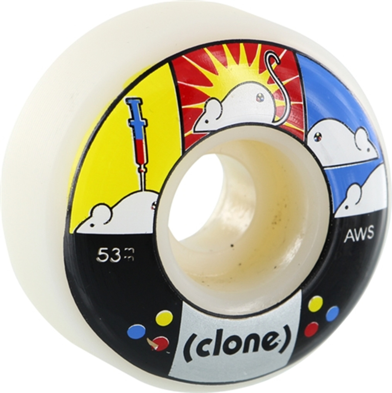 ALIEN WORKSHOP 1-2-3 CLONE 53mm 99a Wheel Set